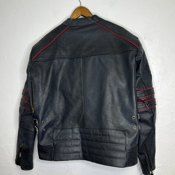 Jackets 4 Bikers Leather Motorcycle Coat/Jacket - Picture 3 of 7